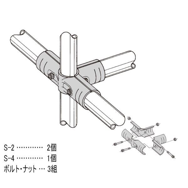 イレクター Φ28 メタルジョイント HJ-3の商品図