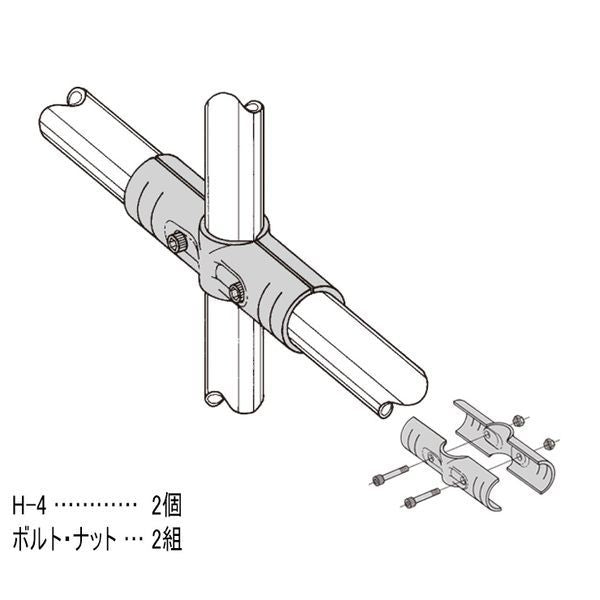 イレクター Φ28 メタルジョイント HJ-4の商品図