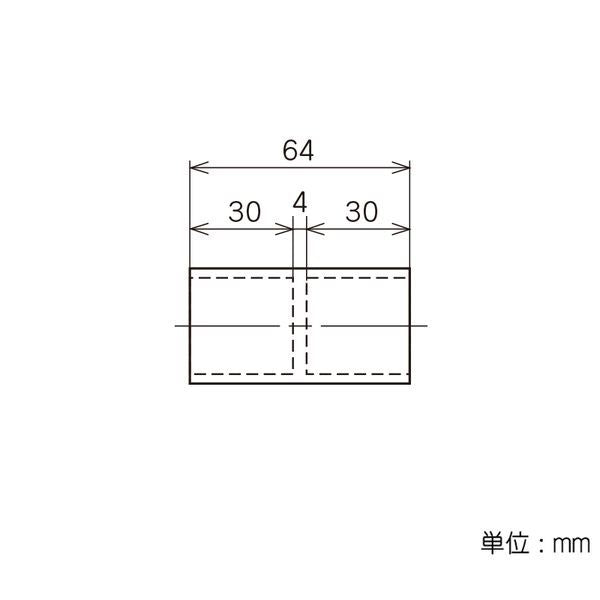 イレクター Φ28 プラスチックジョイント J-23Aの寸法図
