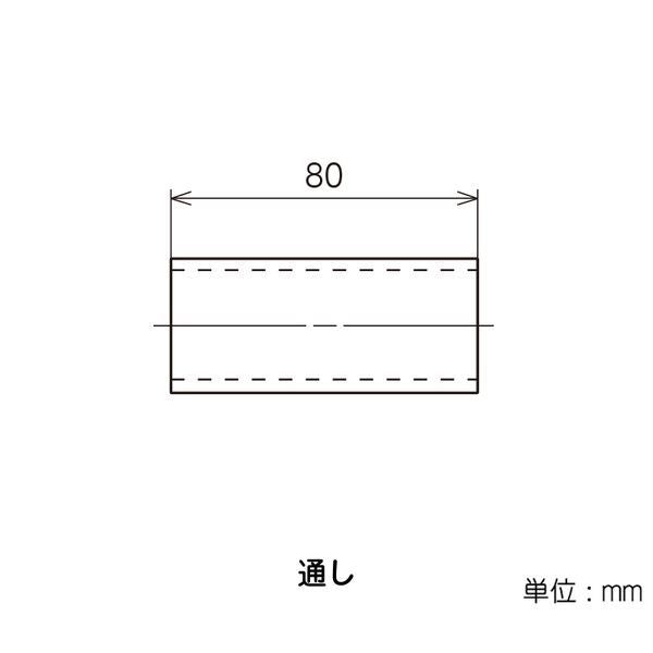 イレクター Φ28 プラスチックジョイント J-23Bの寸法図