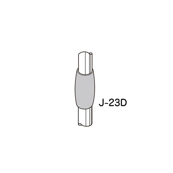イレクター Φ28 プラスチックジョイント J-23Dの商品図