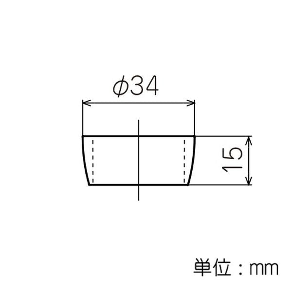 イレクター Φ28 FSプラスチックジョイント J-23GFSの寸法図