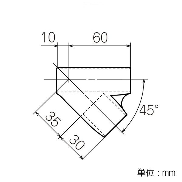 イレクター Φ28 FSプラスチックジョイント J-26FSの寸法図