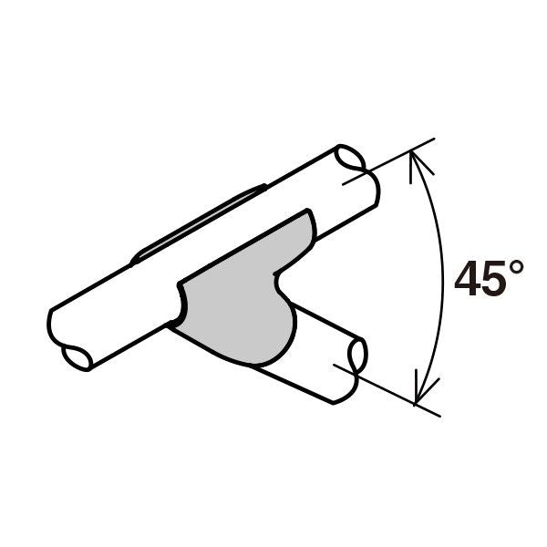 イレクター Φ28 FSプラスチックジョイント J-26FSの商品図