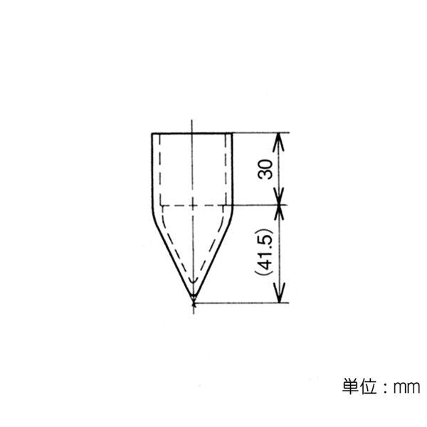 イレクター Φ28 プラスチックジョイント J-50Bの寸法図