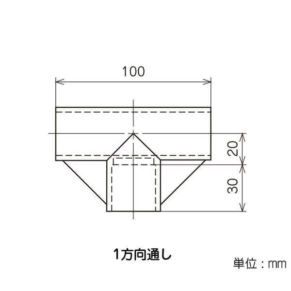 イレクター Φ28 プラスチックジョイント J-7Bの寸法図