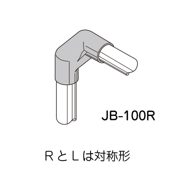 イレクター Φ32 プラスチックジョイント JB-100Lの商品図