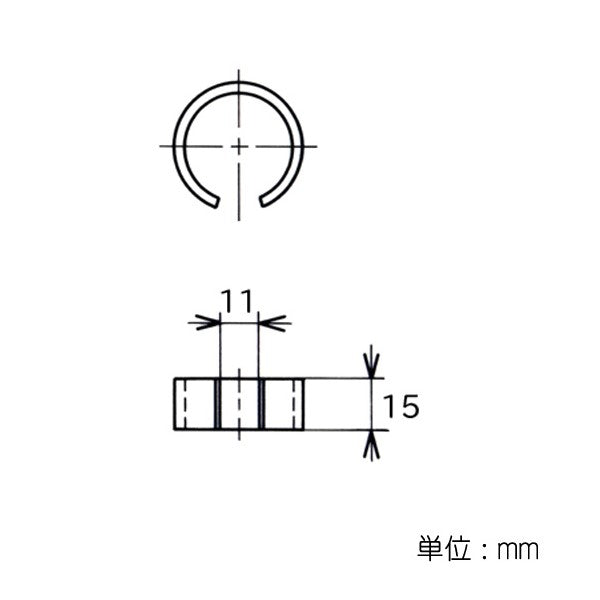 イレクター Φ32 プラスチックジョイント JB-38Aの寸法図