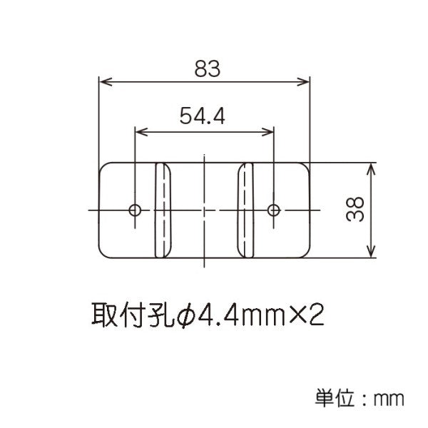 イレクター Φ32 プラスチックジョイント JB-46の寸法図