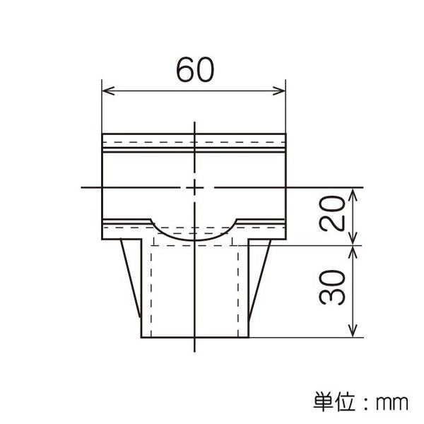 イレクター Φ28 プラスチックジョイント J-59D