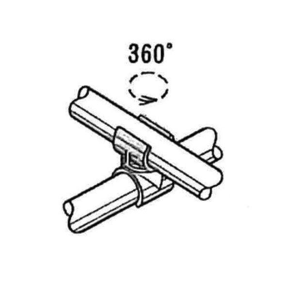 イレクター Φ28 自在プラスチックジョイント JG-9
