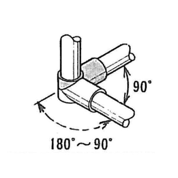 イレクター Φ28 自在プラスチックジョイント JG-2