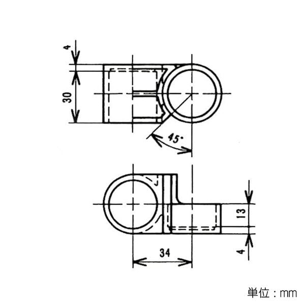 イレクター Φ28 自在プラスチックジョイント JG-3