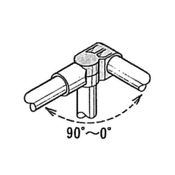 イレクター Φ28 自在プラスチックジョイント JG-3