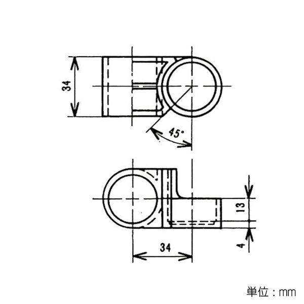 イレクター Φ28 自在プラスチックジョイント JG-5