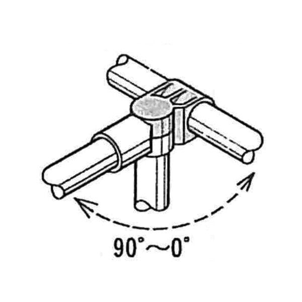 イレクター Φ28 自在プラスチックジョイント JG-5