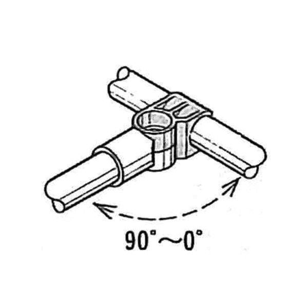 イレクター Φ28 自在プラスチックジョイント JG-7