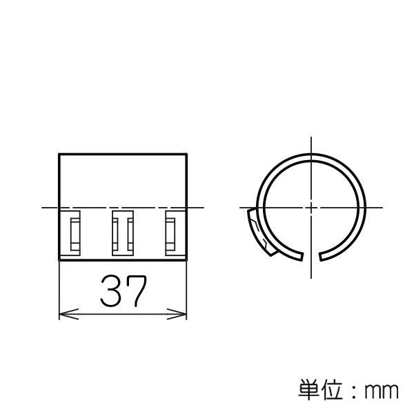 イレクター Φ28 プラスチックジョイント J-140 PEM N