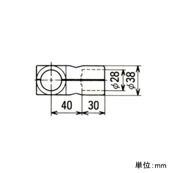 イレクター Φ28 ユニットジョイント JR-1 ステン