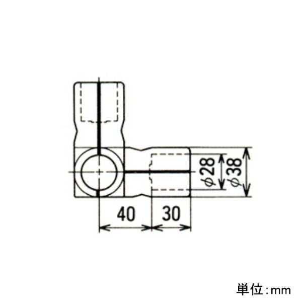イレクター Φ28 ユニットジョイント JR-2 ステン