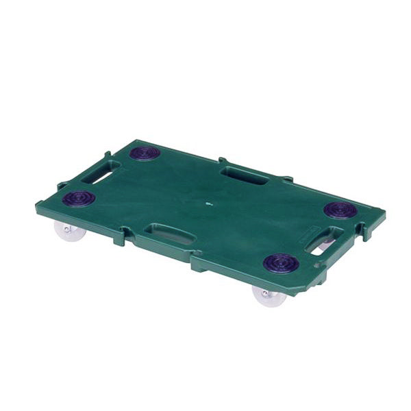 連結型樹脂製平台車 ミニポリトラー ゴム車輪 GN-400 ゴムシャ