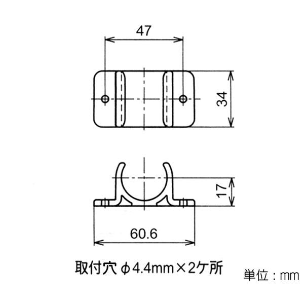 イレクター Φ28 プラスチックジョイント J-46 S MCC