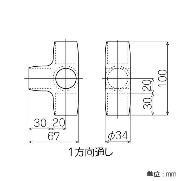 イレクター Φ28 FSプラスチックジョイント J-125BFS S MCC