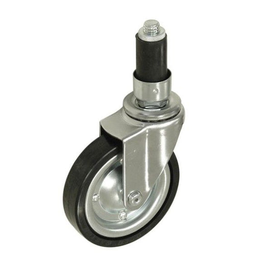 パイプキャスター 車輪径Φ100 自在車 導電ゴム車輪 YGR-100E