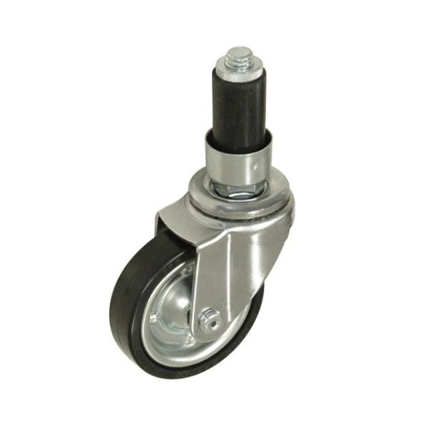 パイプキャスター 車輪径Φ75 自在車 導電ゴム車輪 YGR-75E