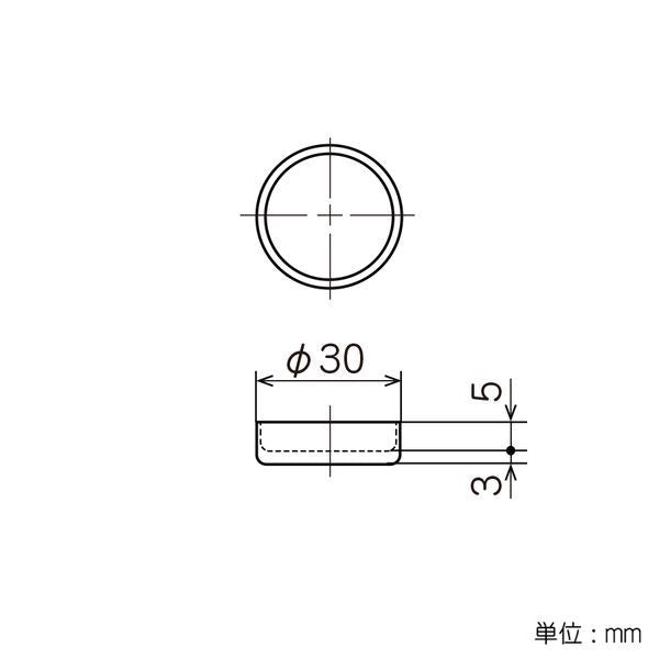 イレクター　Φ28　プラスチックジョイント　J-49Dの寸法図